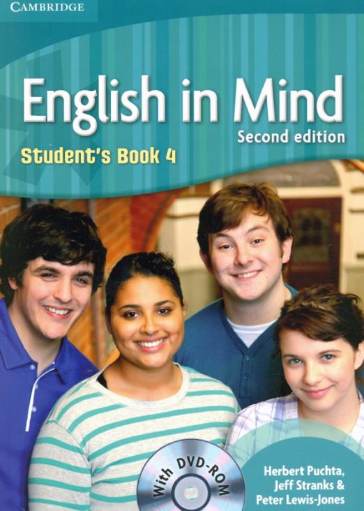 English in Mind Second Edition 4 Student's Book  DVDROM  Учебник  DVD