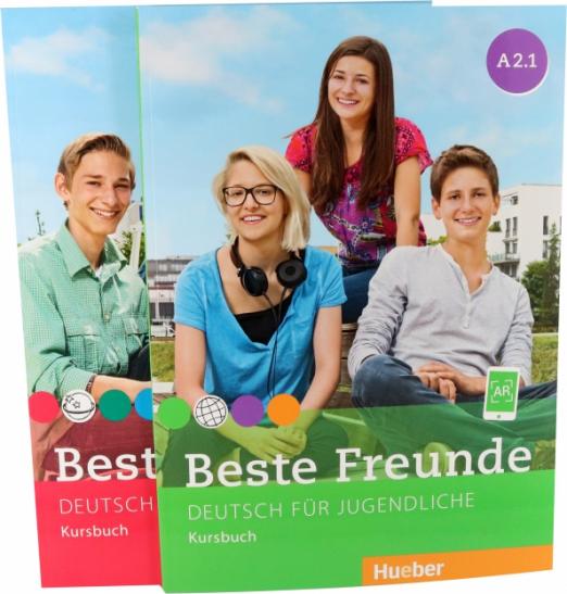 Beste Freunde A2.1 + A2.2 Kursbuch / Учебник