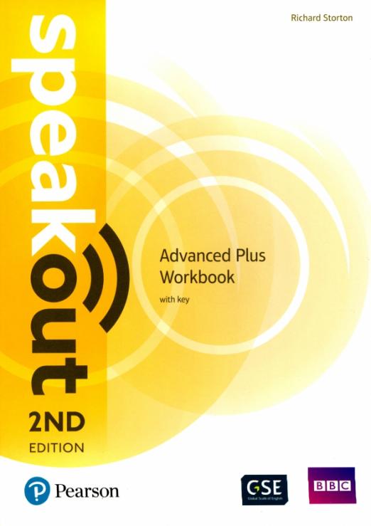 Speakout 2nd edition Advanced Plus Workbook with Key  Рабочая тетрадь c ответами