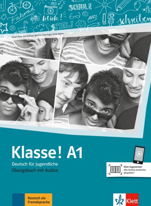 Klasse! A1 Übungsbuch mit Audios / Рабочая тетрадь + аудио