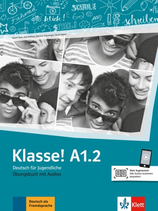 Klasse! A1.2 Übungsbuch mit Audios / Рабочая тетрадь + аудио