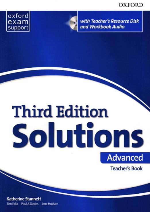 Solutions Third Edition Advanced Teacher's Book with Teacher's Resource Disk Pack  Комплект для учителя
