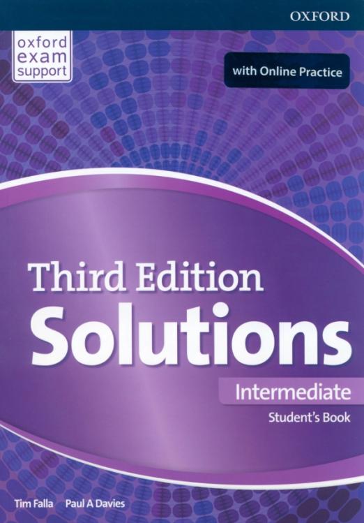 Solutions Third Edition Intermediate Student's Book  Online Practice  Учебник с онлайн практикой