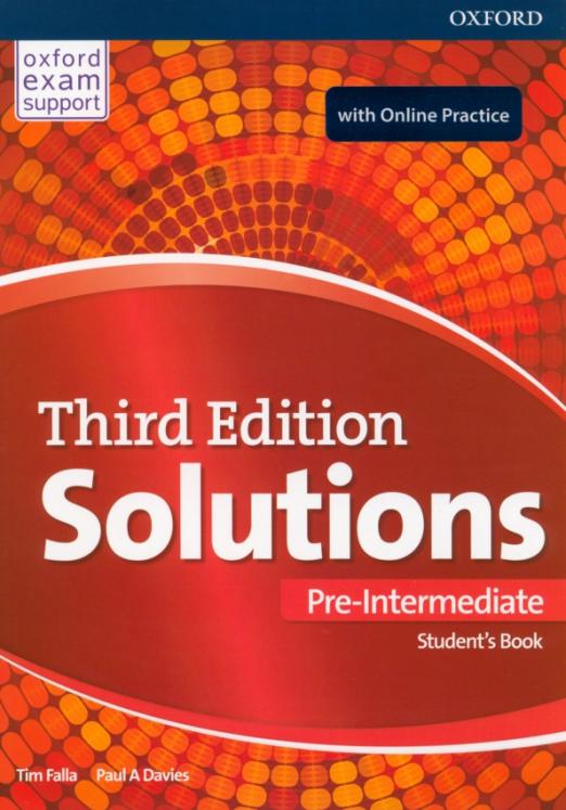 Solutions Third Edition PreIntermediate Student's Book  Online Practice  Учебник c онлайн практикой