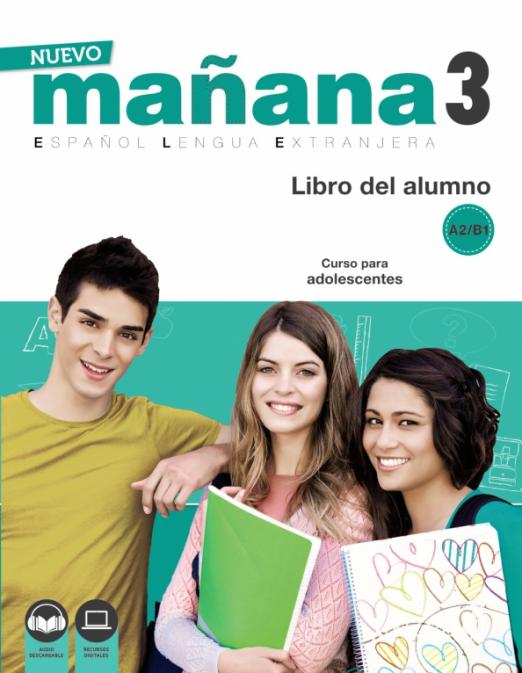 Nuevo Manana 3 Libro del alumno + Audio / Учебник