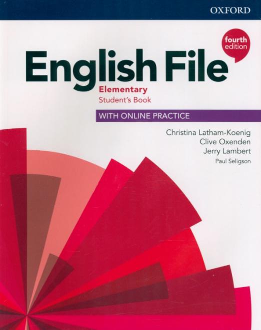Fourth Edition English File Elementary Student's Book + Online Practice / Учебник + онлайн-код
