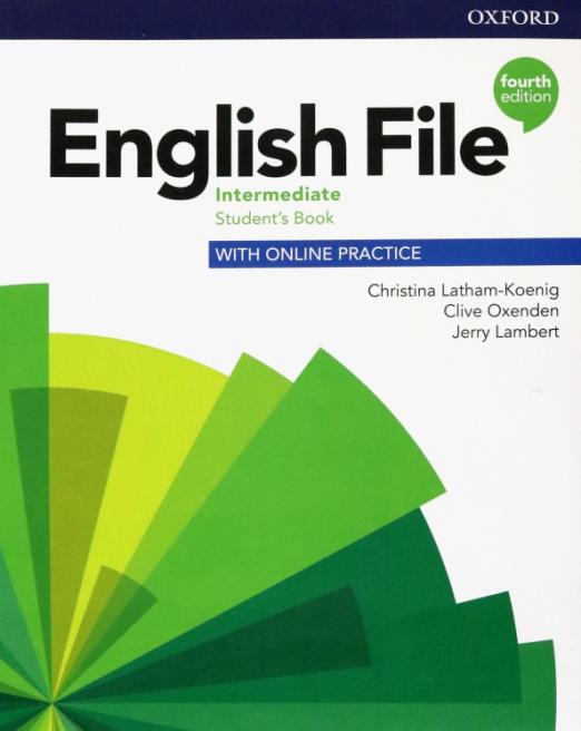 Fourth Edition English File Intermediate Student's Book + Online Practice / Учебник + онлайн-код