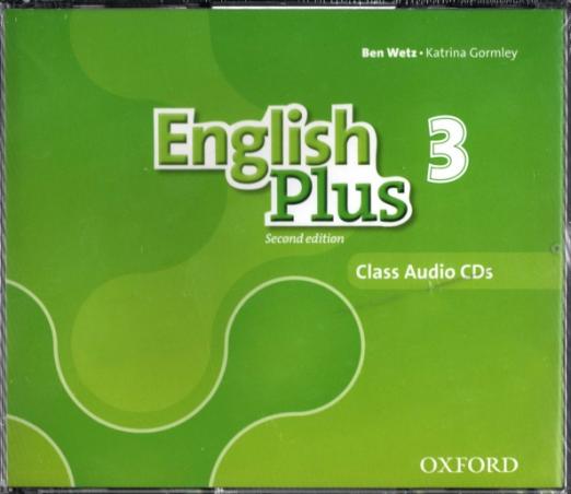 English Plus (Second Edition) 3 Class Audio CDs (4) / Аудиодиски