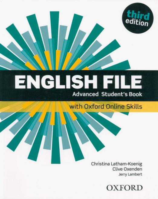 Third Edition English File Advanced Student's Book + Online Skills / Учебник + онлайн-код