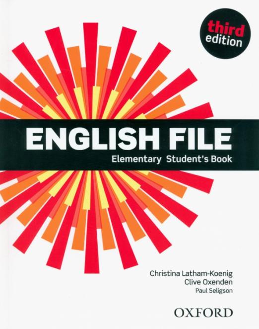 Third Edition English File Elementary Student's Book / Учебник