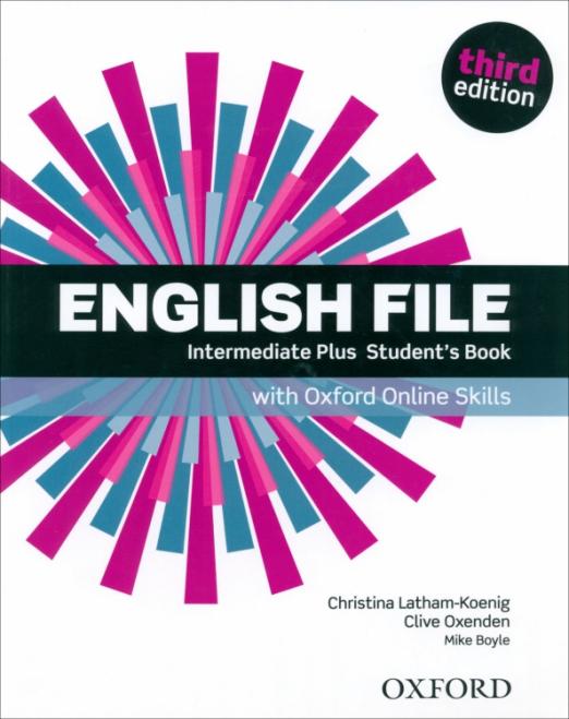 Third Edition English File Intermediate (Plus) Student's Book + Online Skills / Учебник + онлайн-код