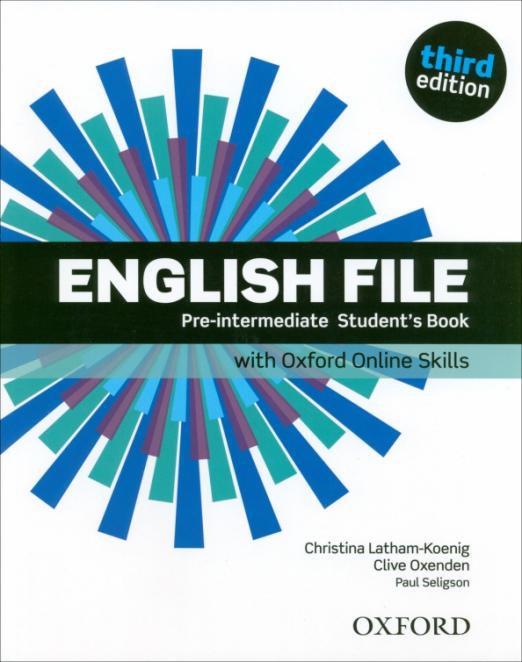 Third Edition English File Pre-Intermediate Student's Book + Online Skills / Учебник + онлайн-код