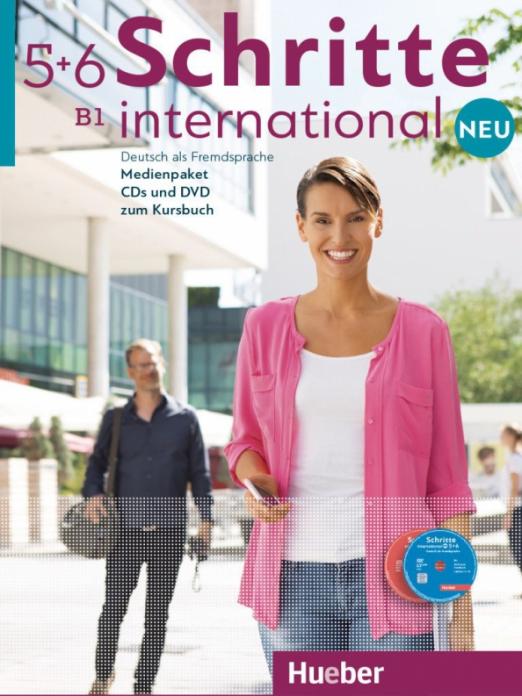 Schritte international Neu 5+6. Medienpaket, 6 Audio-CDs und 1 DVD zum Kursbuch / Медиа-пакет к учебнику