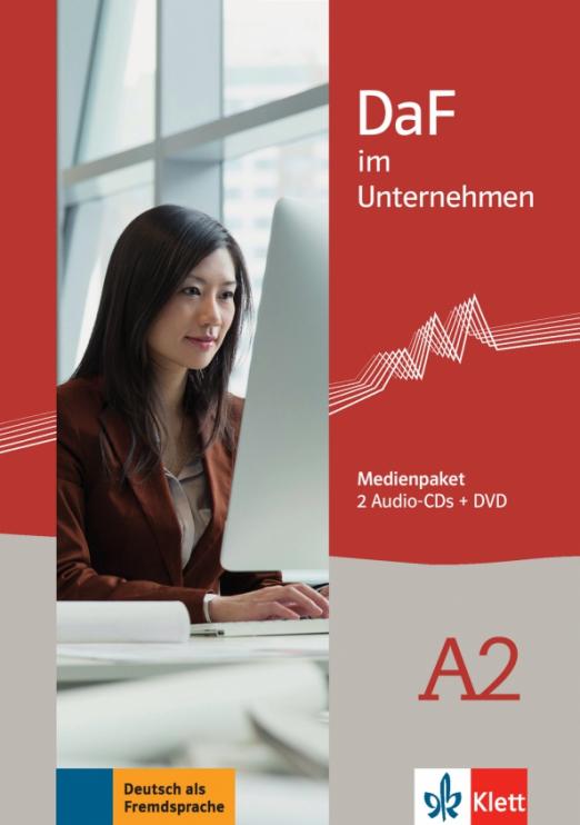 DaF im Unternehmen A2 Medienpaket 2 Audio-CDs + DVD / Аудио и видео