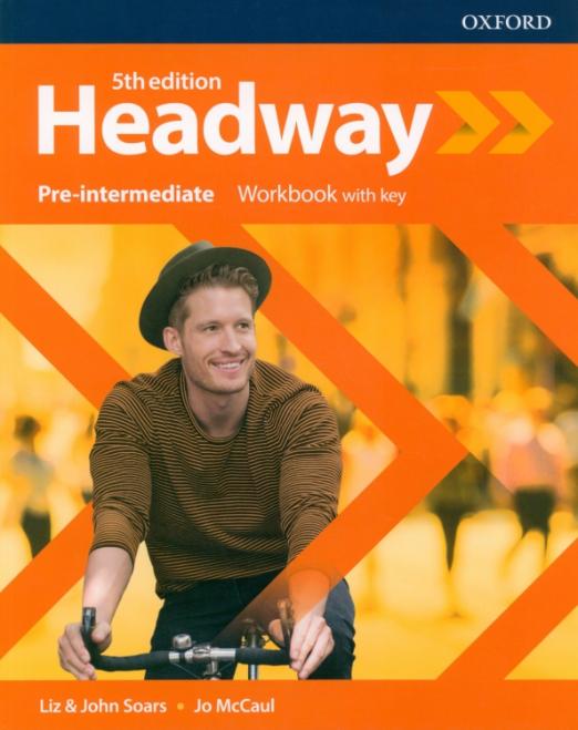 Headway 5th edition Pre Intermediate Workbook with key  Рабочая тетрадь c ответы