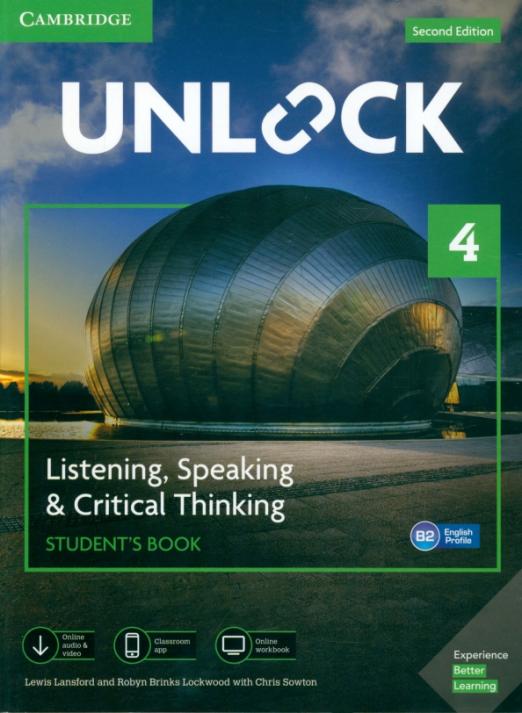 Unlock (Second Edition) 4 Listening, Speaking and Critical Thinking Student's Book / Учебник + онлайн-тетрадь