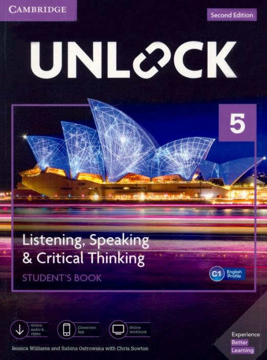 Unlock (Second Edition) 5 Listening, Speaking and Critical Thinking Student's Book / Учебник + онлайн-тетрадь