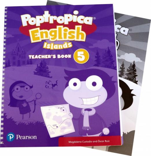 Poptropica English Islands 5 Teacher's Book + Test Booklet / Книга для учителя с онлайн кодом к игре и сборником тестов
