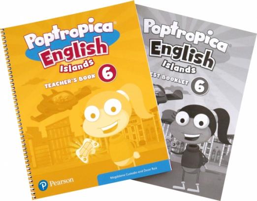 Poptropica English Islands 6 Teacher's Book + Test Booklet / Книга для учителя с онлайн кодом к игре и сборником тестов