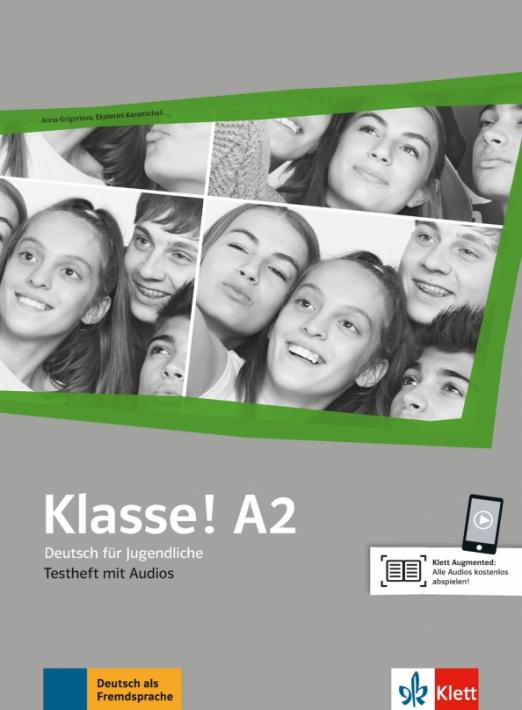 Klasse! A2 Testheft mit Audios / Сборник тестов + аудио