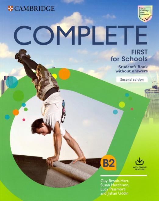 Complete First for Schools (Second Edition) Student's Book without answers + online practice / Учебник + онлайн-код