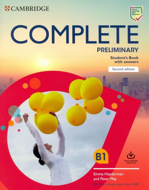 Complete Preliminary (Second Edition) Student's Book + Answers + Online Practice / Учебник + ответы + онлайн-код