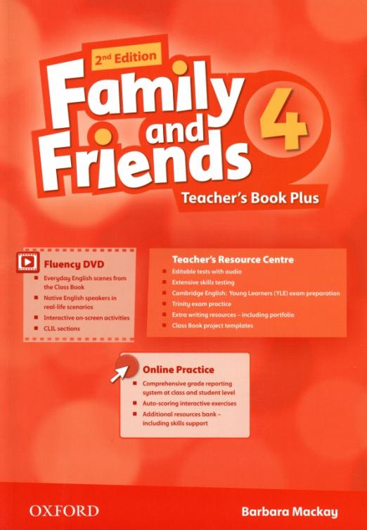 Family and Friends 2nd Edition 4 Teacher's Book Plus  DVD  Книга для учителя с диском