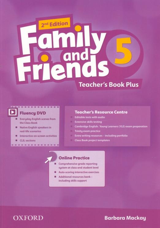 Family and Friends 2nd Edition 5 Teacher's Book Plus Pack  Книга для учителя с диском