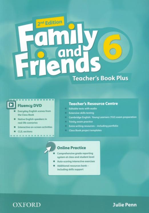 Family and Friends 2nd Edition 6 Teacher's Book Plus DVD  Книга для учителя