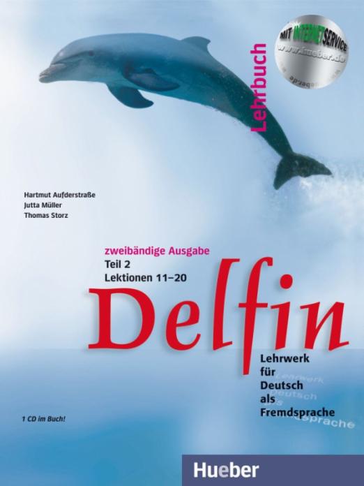 Delfin Lehrbuch Teil 2 mit integrierter Audio-CD – Lektionen 11–20 / Учебник Часть 1 + аудио CD