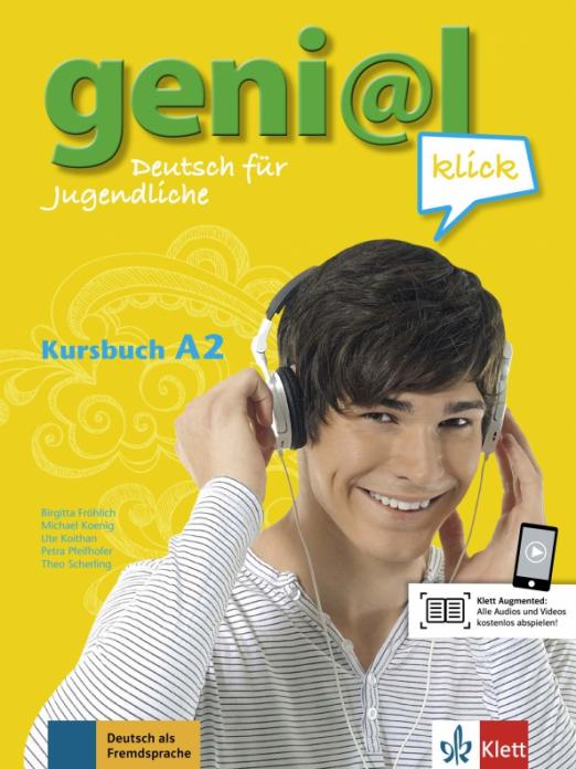 Geni@l klick A2 Kursbuch mit Audios und Videos / Учебник + аудио + видео
