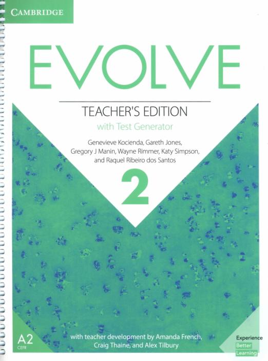 Evolve 2 Teacher's Edition + Test Generator / Книга для учителя + генератор тестов