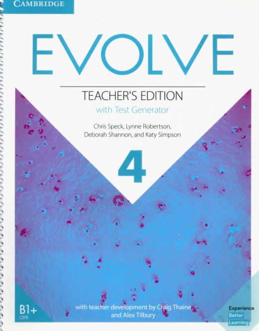 Evolve 4 Teacher's Edition + Test Generator / Книга для учителя + генератор тестов