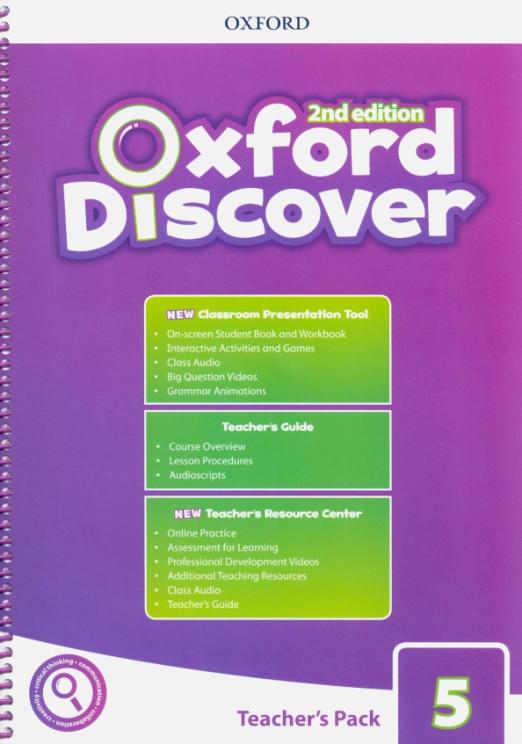 Oxford Discover (2nd edition) 5 Teacher's Book Pack / Книга для учителя