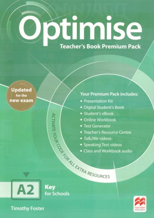 Optimise (Updated edition) A2 Teacher's Book Premium Pack / Книга для учителя