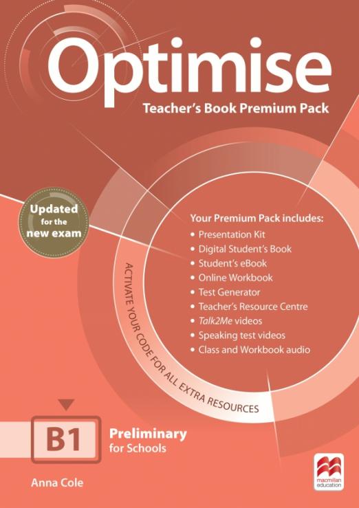 Optimise Updated edition B1 Teacher's Book Premium Pack  Книга для учителя