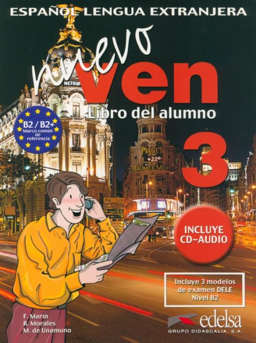 Nuevo Ven 3 Libro del alumno + Audio CD / Учебник