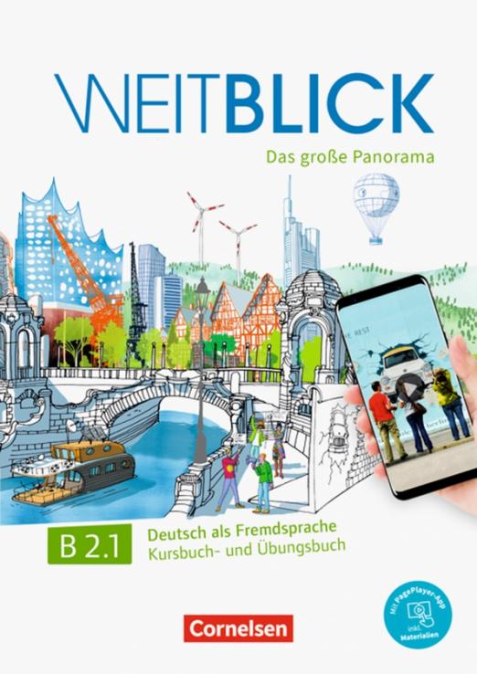 Weitblick B2.1 Kursbuch + Übungsbuch + code / Учебник + рабочая тетрадь + код Часть 1