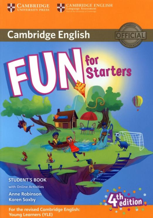 Fun for Starters 4th Edition Student's Book + Online Activities + Audio / Учебник + онлайн-практика