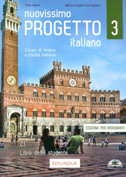 Nuovissimo Progetto italiano 3 Libro dell’insegnante + Audio CD / Книга для учителя