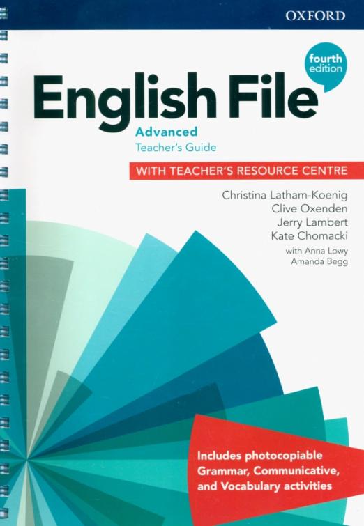 Fourth Edition English File Advanced Teacher's Guide + Teacher's Resource Centre / Книга для учителя + онлайн-код