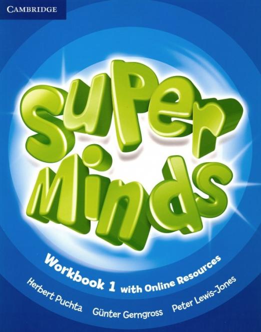 Super Minds 1 Workbook + Online Resources / Рабочая тетрадь + онлайн-код