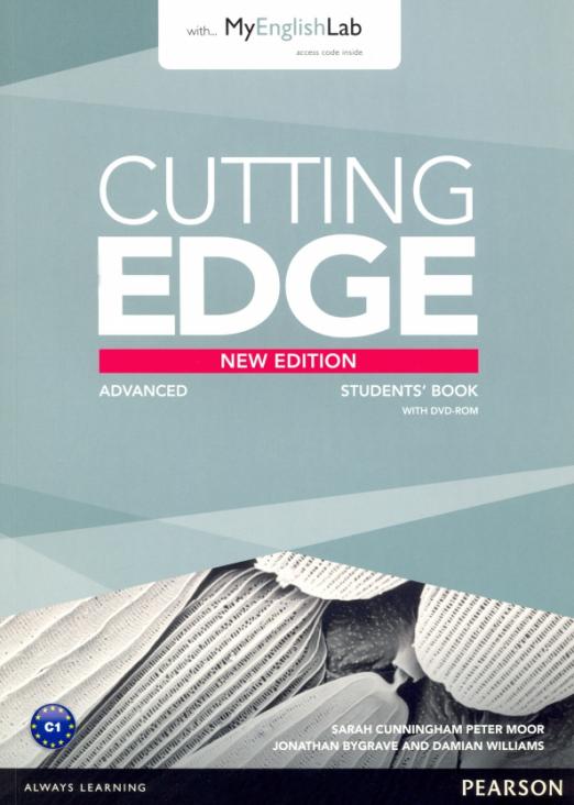 Cutting Edge (Third Edition) Advanced Students' Book + MyEnglishLab + DVD / Учебник + онлайн-код + DVD