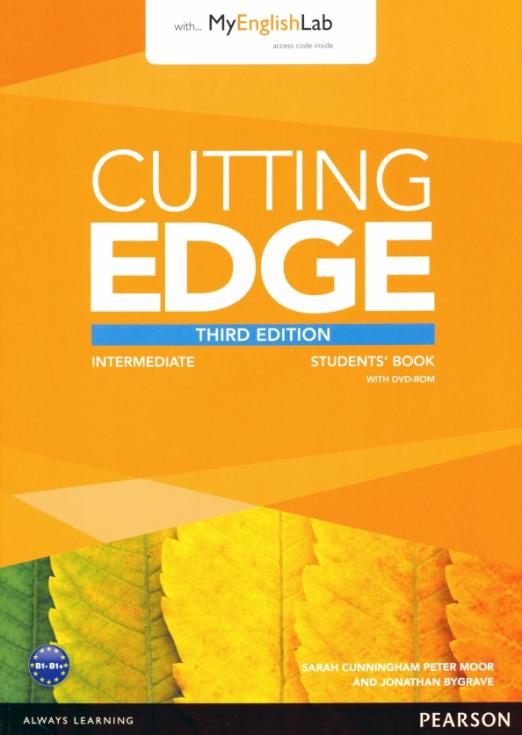 Cutting Edge (Third Edition) Intermediate Students' Book + MyEnglishLab + DVD / Учебник + онлайн-код + DVD