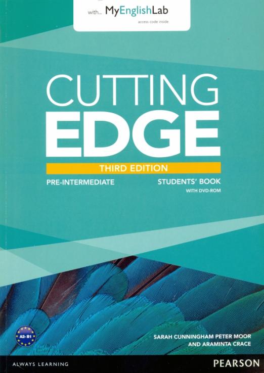 Cutting Edge (Third Edition) Pre-Intermediate Students' Book + MyEnglishLab + DVD / Учебник + онлайн-код + DVD