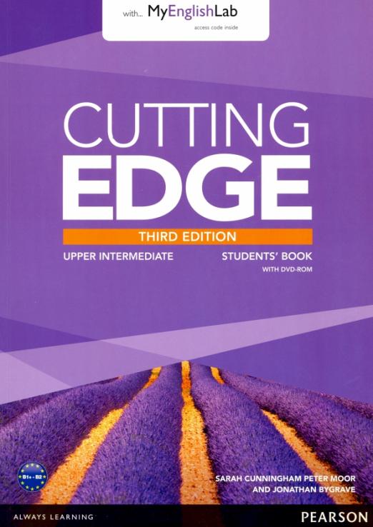 Cutting Edge (Third Edition) Upper-Untermediate Students' Book + MyEnglishLab + DVD / Учебник + онлайн-код + DVD
