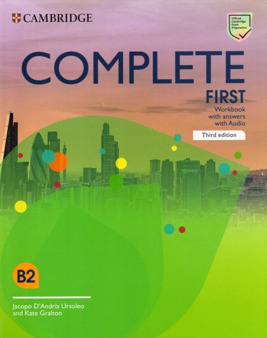 Complete First (Third edition) Workbook with Answers with Audio / Рабочая тетрадь с ответами + аудио