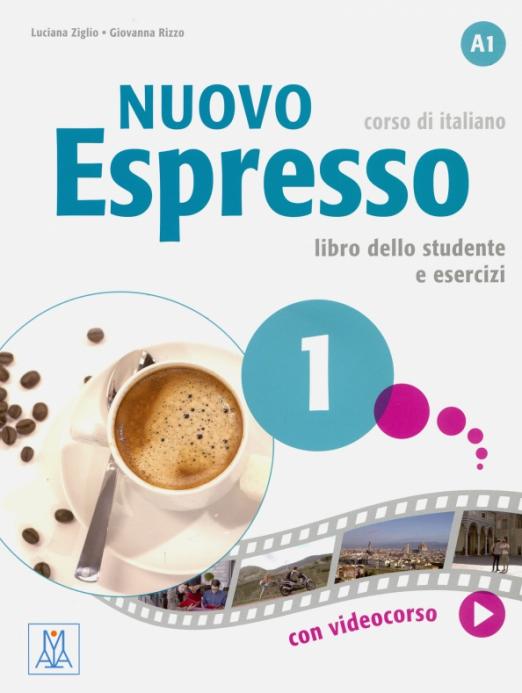 Nuovo Espresso 1 Libro dello Studente + eserciziario + DVD / Учебник + DVD